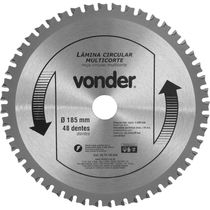 Lamina Circular Multicorte 185X1.1X1.6X48D Vonder