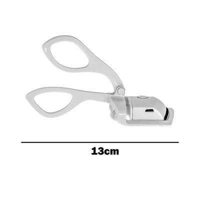 Curvador Modelador De Cilios Curvex Eletrico Aquecido Termico USB Cor:Branco