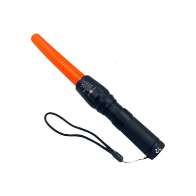Lanterna Alumínio Recarregável USB Zoom Ajustável até 2000x