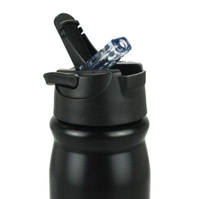 Garrafa Alumínio Com Canudo Corinthians 650ml Oficial