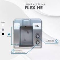 Filtro Super Água Alcalina Ionizada Gelada Flex He Top Life Prata 220V
