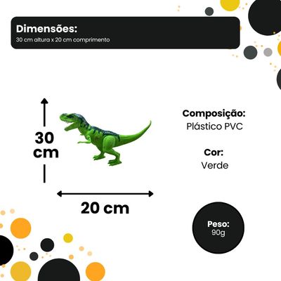 Conjunto 2 Dinossauros de Brinquedo Rugido Selvagem