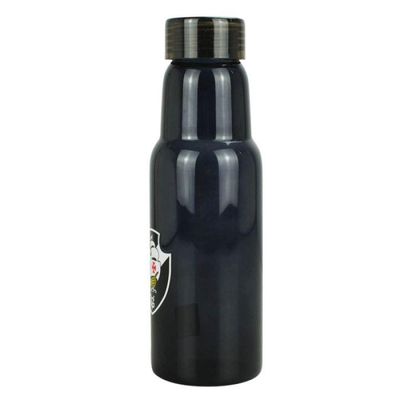 Garrafa de Vidro Preta Escudo Vasco 500ml Oficial