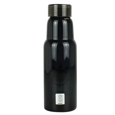 Garrafa de Vidro Preta Escudo Corinthians 500ml Oficial
