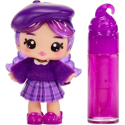 Boneca Yummiland Lipgloss Greta Grape Colecionável - MGA