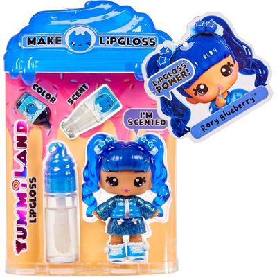 Boneca Yummiland Lipgloss Rory Blueberry Colecionável - MGA