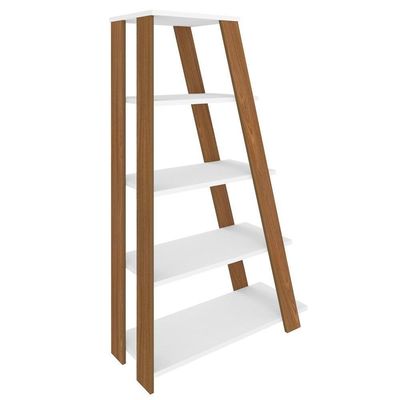 Estante Multiuso Star 5 Prateleiras Freijo/Branco - Artany