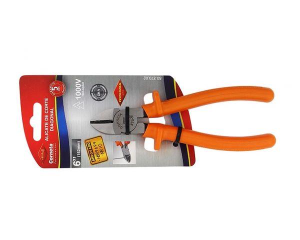 Alicate Corte Diag Corneta 6 Blister