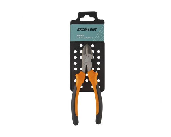 ALICATE C.DIAGONAL IMPORT 06 CB LARANJA/PRETO