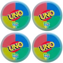 4X STIICA E PULA MASSINHA AIR CLAY 20g UNO - DOCE BRINQUEDO