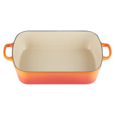 ASSADEIRA LE CREUSET RETANGULAR SIGNATURE 33CM LARANJA