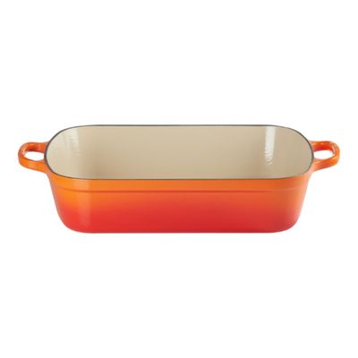 ASSADEIRA LE CREUSET RETANGULAR SIGNATURE 33CM LARANJA