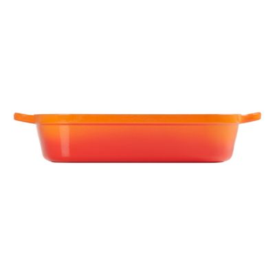 ASSADEIRA LE CREUSET RETANGULAR SIGNATURE 33CM LARANJA