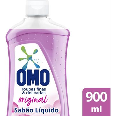 4 Lava Roupas Omo Para Roupas Finas e Delicadas 900Ml