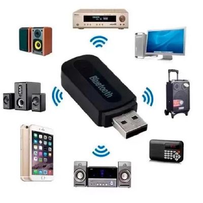 Adaptador De Áudio Receptor De Música Bluetooth Com Cabo P2