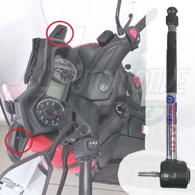 Antena Corta Pipa Moto Retratil