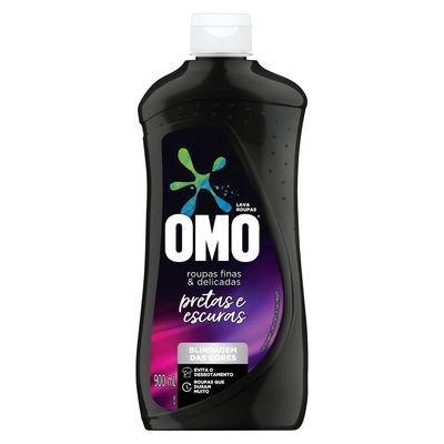 4 Sabão Líquido OMO Roupas Finas e Delicadas 900ml