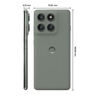 Smartphone Motorola Edge 60 Pro 5G Cinza 512GB, 12GB RAM + 12GB Ram Boost, Tela 6.7" 120Hz, Câmera Sony LYTIA 700C 50MP e Dimensity 8350 Extreme