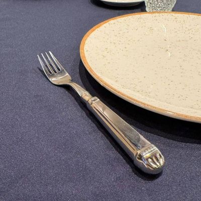 Faqueiro Jumbo Prateado 48pçs Churrasco Aço Inox Jogo de Talheres Garfo e Faca