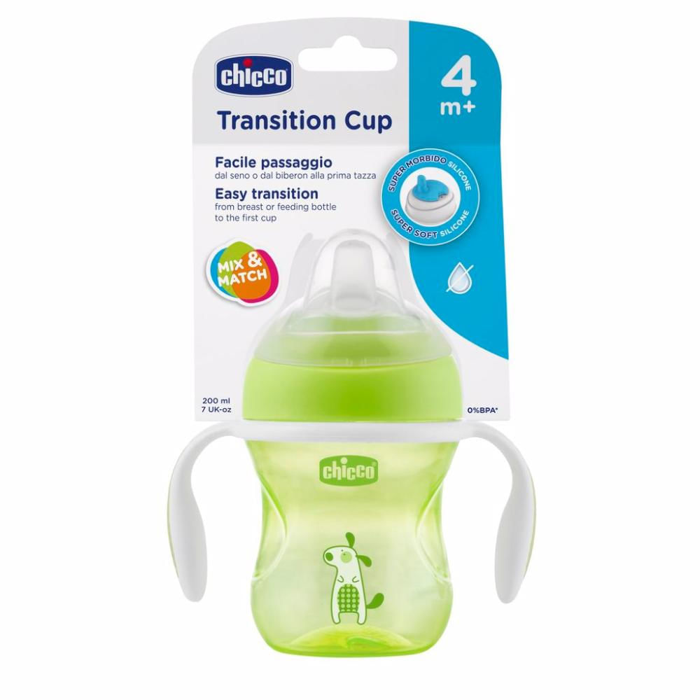 Copo Transition Cup 4m+ Chicco Verde