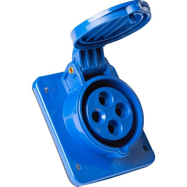 Tomada de Embutir Industrial 3P+T 32 A 220-250 Vca 9 H Tramontina