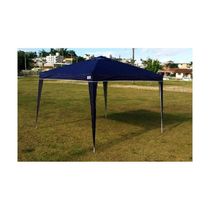 Tenda Gazebo X-flex Oxford Com Silvercoating Azul 3m X 3m Dobravel Mor