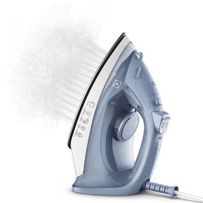 Ferro de Passar a Vapor Electrolux Efficient ESI10 com Spray e Base Antiaderente - Azul azul / 110