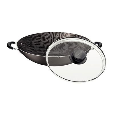 Panela Wok Paris Chumbo 32 Cm 4,4 L Em Alumínio