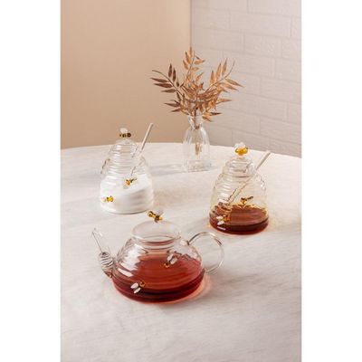 Chaleira De Vidro Com Filtro Lovely Bee 650 Ml Lyor