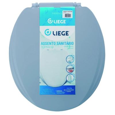 Assento Sanitário Soprado Cinza Liege
