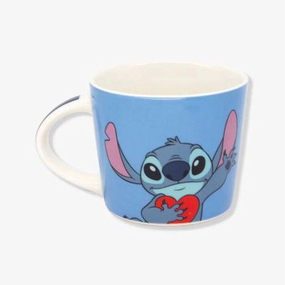 Kit 3 Peças Bowl, Caneca E Prato Stitch Disney