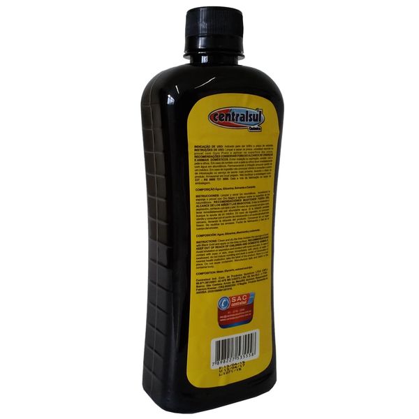 Preteador de Pneus Ouro Preto Brilho Prolongado 500ml Centralsul