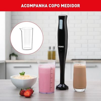 Mixer Arno Turbomix DUO MX21 200W – Preto Preto / 110