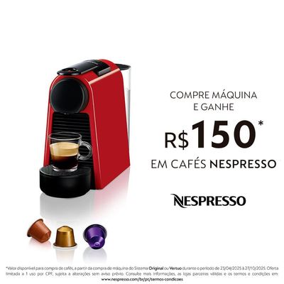 Máquina de Café Nespresso Essenza Mini D30 com Kit Boas Vindas - Vermelha Vermelho / 110