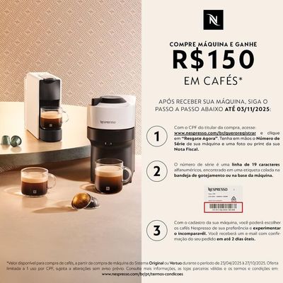 Máquina de Café Nespresso Essenza Mini D30 com Kit Boas Vindas - Vermelha Vermelho / 220