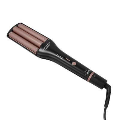 Modelador de Cachos GA.MA Italy X-Waves Keration 220°C com Cabo Giratório Rose/Preto – Bivolt