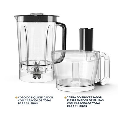 Multiprocessador Britânia Multifunções 5 em 1 1300W BMP2000 220V