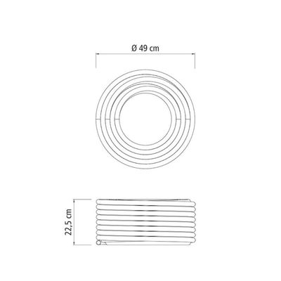 Mangueira para Jardim Flex Tramontina em PVC 3 Camadas 100m Verde Flexível Resistente Jardinagem