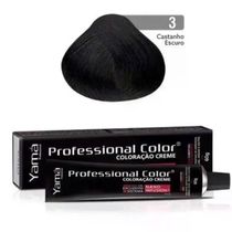 Coloração 3.0 Castanho Escuro Nano Infusion Yamá 60G