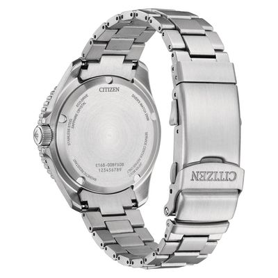 Relógio Citizen Masculino Ref: Bn0260-54l Solar Prateado Divers Eco-Drive