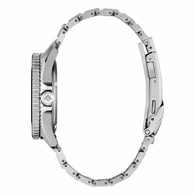Relógio Citizen Masculino Ref: Bn0260-54l Solar Prateado Divers Eco-Drive