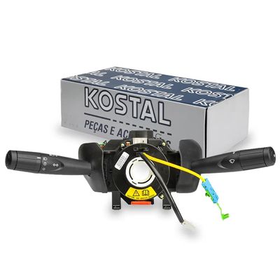 Comando de Seta e Limpador de Parabrisa Siena Fase 4 2013 a 2017 e Strada Fase 4 2013 a 2020 - Kostal