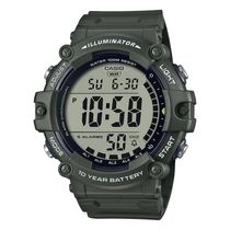 Relógio Casio Masculino Ref:Ae-1500whx-3avdf Illuminator Verde
