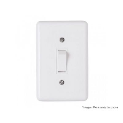 Interruptor Ilumi Stylus 1 Simples C/Pl 2017