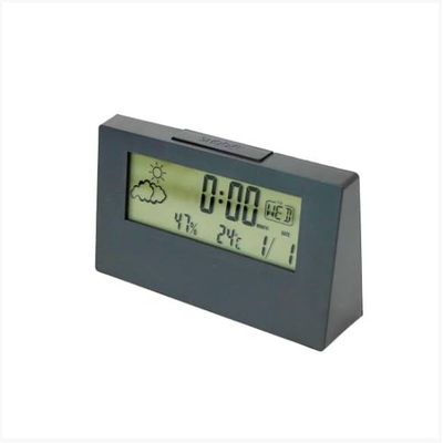 Relógio Despertador de Mesa Digital Tempo Data Hora Alarme