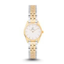 Relógio Feminino Bicolor Elegante Delicado Pequeno New Port