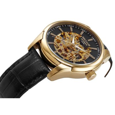 Relógio Seculus Masculino Ref: 44304gpsvdc3 Automático Esqueleto Dourado