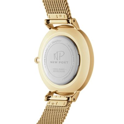 Relógio Feminino Dourado Elegante Delicado Com Bracelete