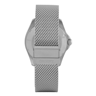 Relógio Orient Masculino Ref: Yn6ss009 D2sx Automático Mesh Prateado
