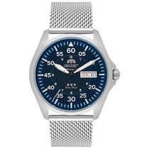 Relógio Orient Masculino Ref: Yn6ss009 D2sx Automático Mesh Prateado